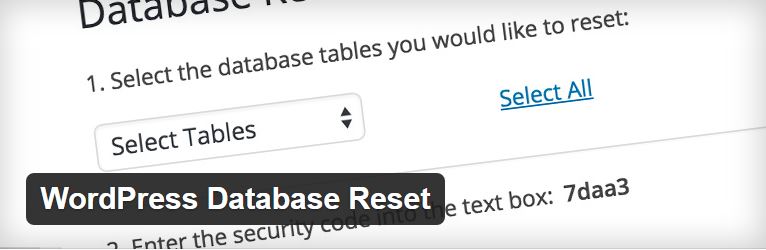 WordPress-Database-Reset