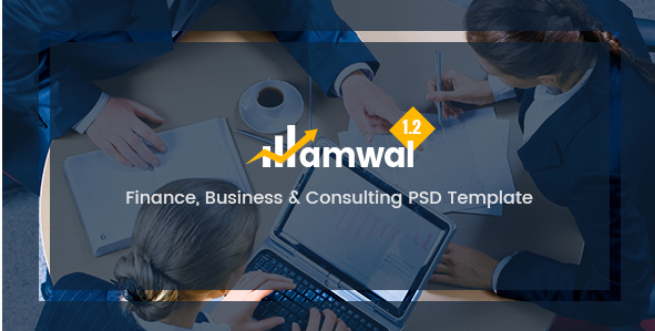 Amwal - Finance, Business & Consulting PSD Template