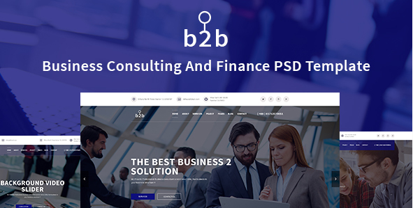 Business Consulting & Finance, Corporate Template