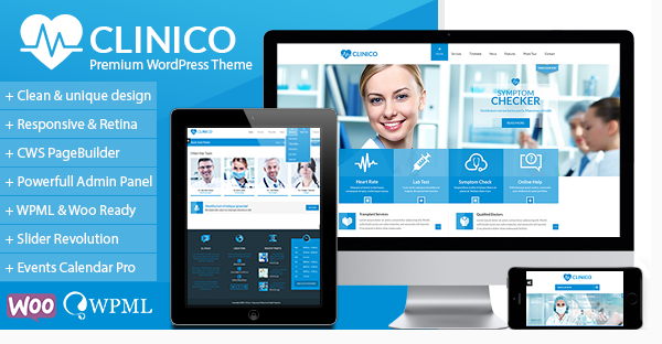 clinico: Top 10 Hospital themes for wordpress all time Hitz