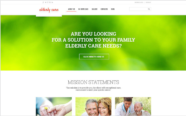 Elderly Care: Best WordPress Non Profit Themes