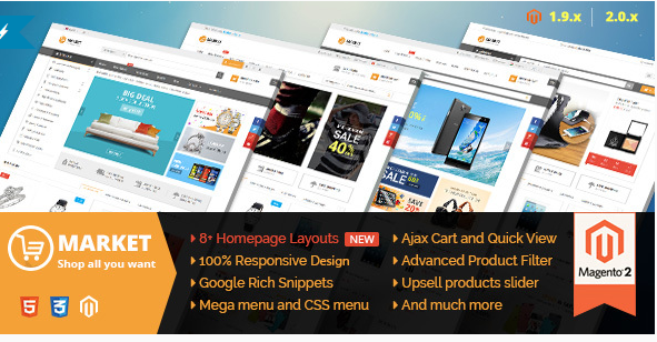 market Best Magento Themes