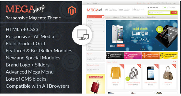 mega shop Best Magento Themes wpshopmart