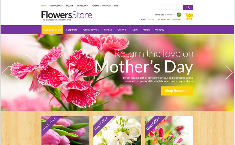 ALL OCCASION: ZenCart eCommerce Themes