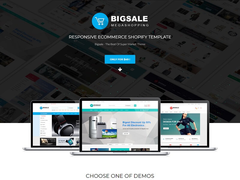 Bigsale: Responsive e-commerce Shopify Themes