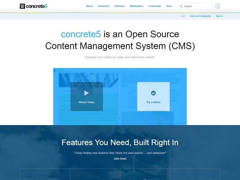 Concrete5 Best CMS