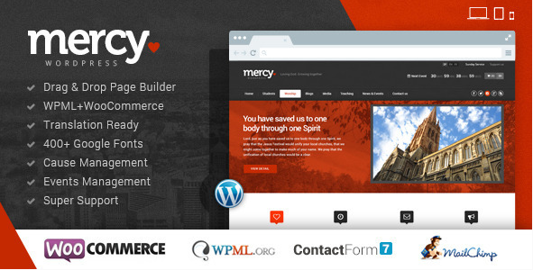 MERCY Best Political WordPress Themes