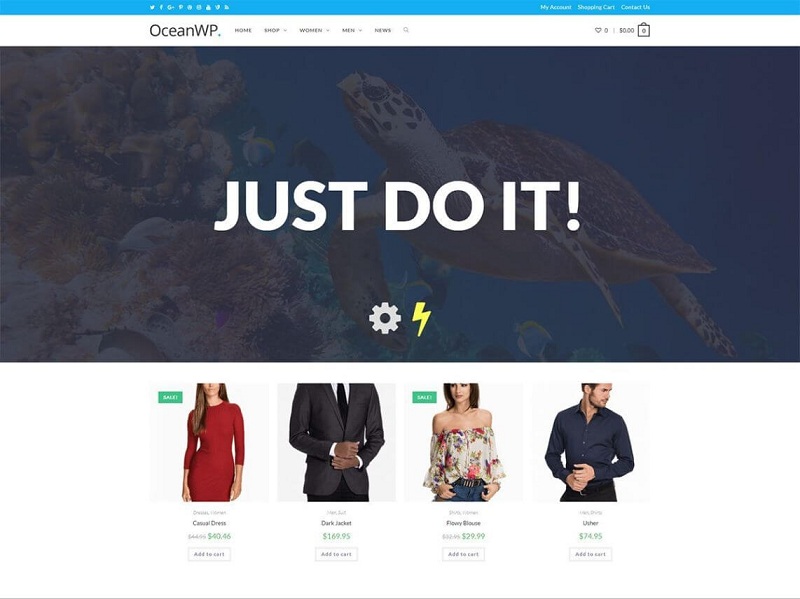 OceanWP Fast Loading Theme For WordPress 