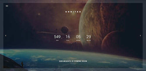 Orbitex - Concept Responsive Coming Soon Template