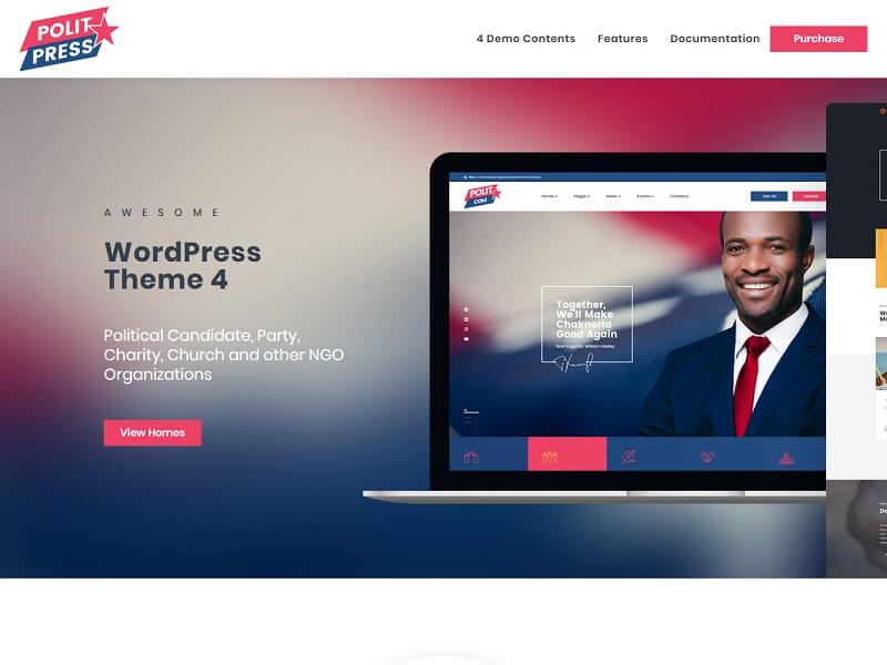 Politpress Best Political WordPress Themes