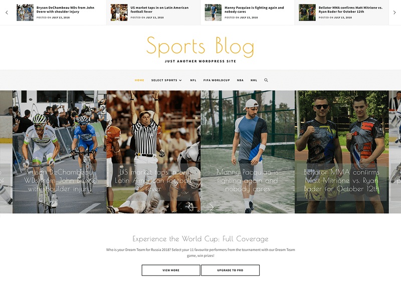 Sports Blog