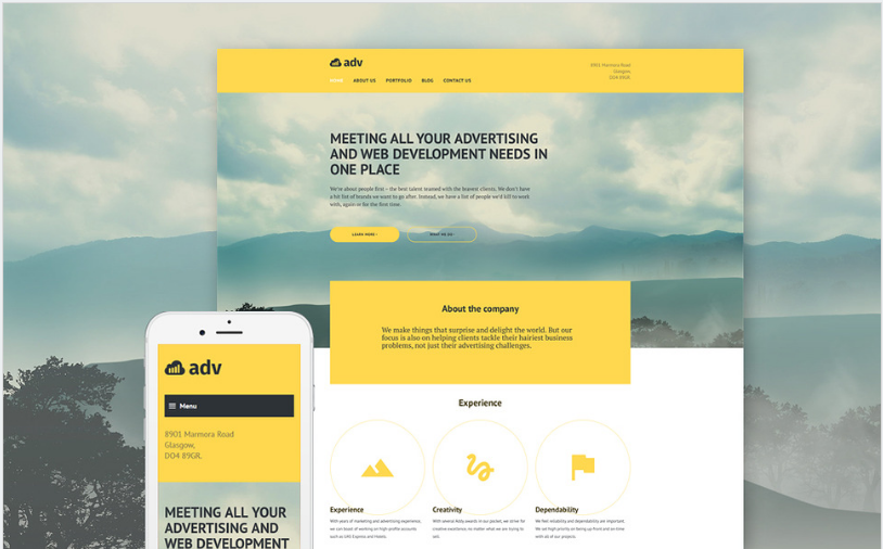 adv Best Corporate Html Templates