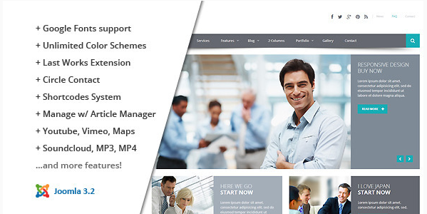 cacoon: Best Responsive Joomla Themes