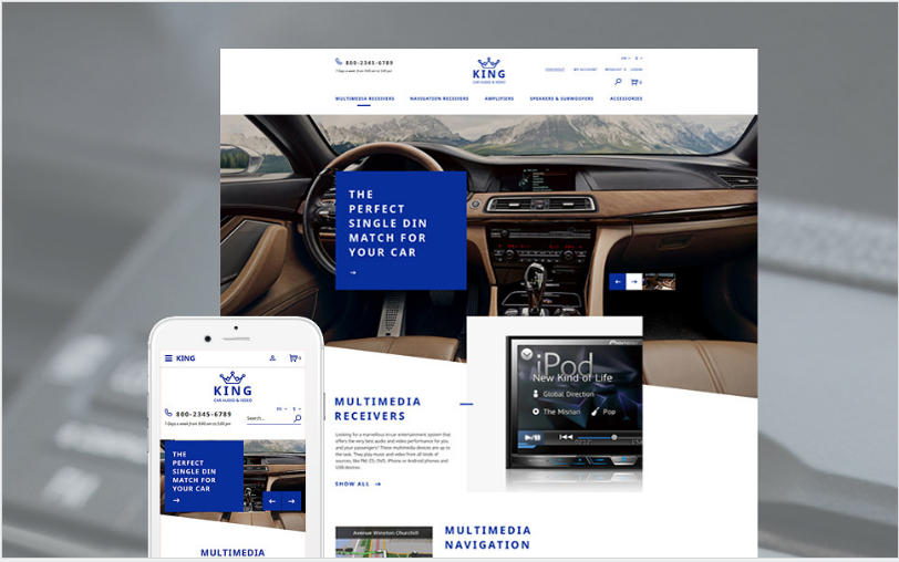 Car Audio: Best OpenCart eCommerce Themes