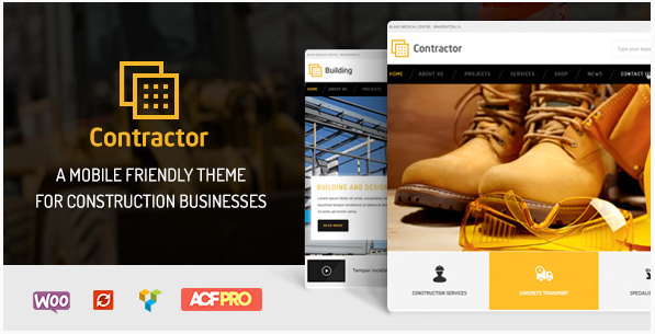 contractor Construction Company WordPress Themes wpshopmart