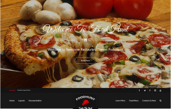 food hunt free WordPress Theme