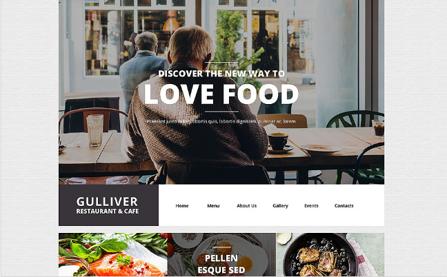 gulliver Best Responsive WordPress Food Themes