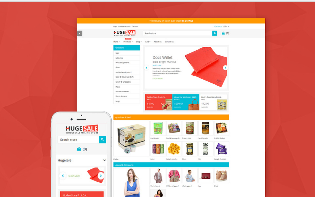 Huge Sale: Responsive e-commerce Shopify Themes
