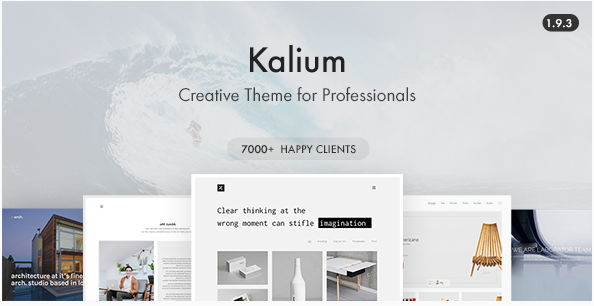 Kalium: Best Responsive Most Popular WordPress Themes