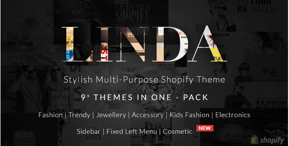 Linda: Responsive e-commerce Shopify Themes