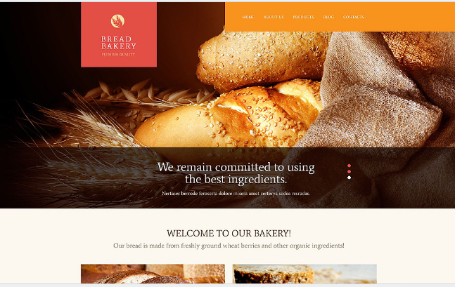 pastries Best Responsive WordPress Food Themes