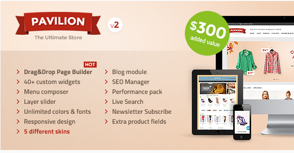 Pavilion: Best OpenCart Themes wpshopmart