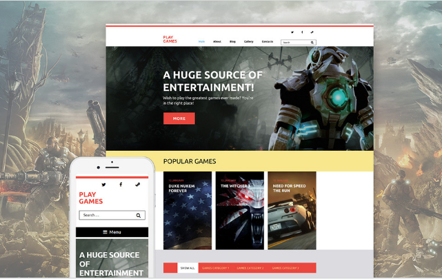 play Game: Best WordPress Gaming Themes