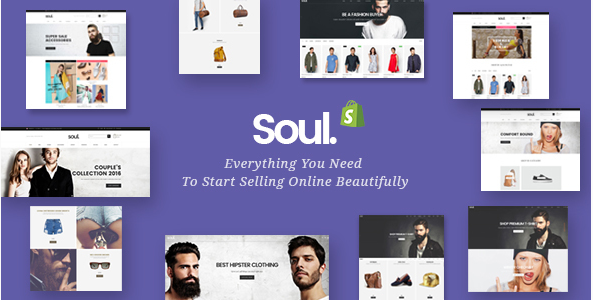 Soul: Responsive e-commerce Shopify Themes