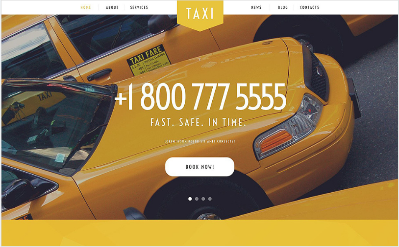 taxi Best Corporate Html Templates