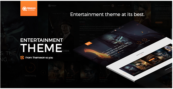 Tenguu Cinema: PSD Website Templates