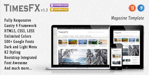 timesfx: Best Responsive Joomla Themes