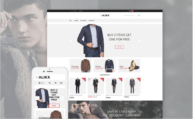 Alikx: Best New eCommerce Magento Themes