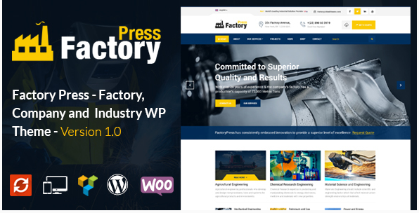 FACTORY: Best WordPress Multipurpose Themes