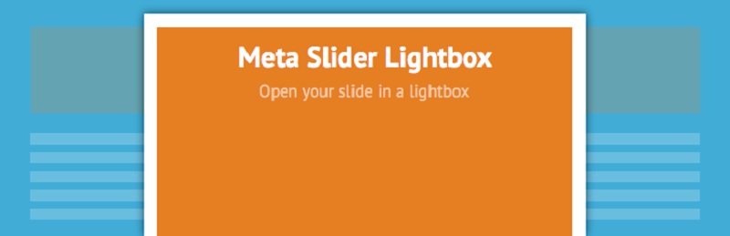 MetaSlider Lightbox