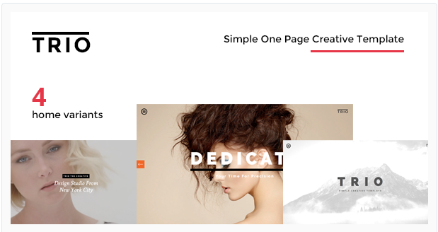 TRIO: Best One Page Drupal Themes