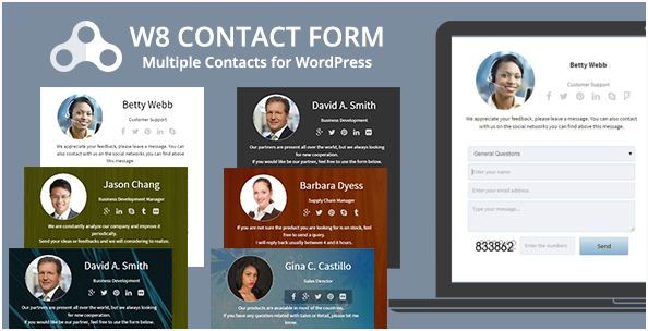 W8 best WordPress Contact Form Plugins wpshopmart