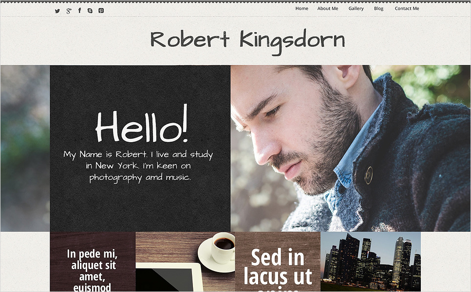 caeer Best WordPress Personal Blog Themes