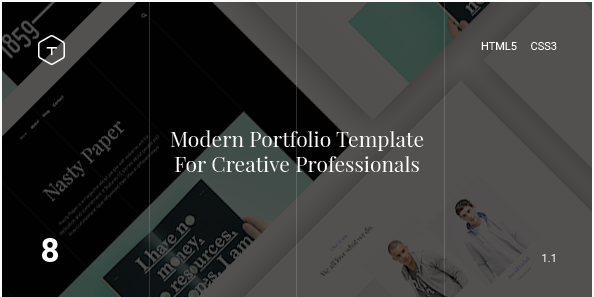 Eight: Best Creative Agency Portfolio Html Website Templates