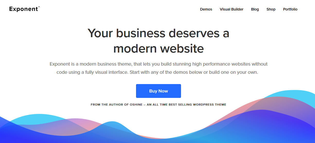 Exponent Writeup: WordPress Marketing Themes