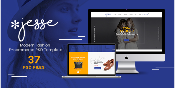 jesse Best eCommerce PSD Website Templates