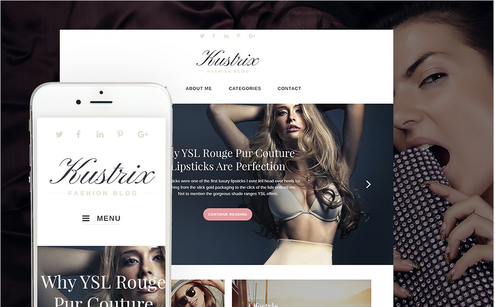 kustrix Bootstrap WordPress Themes