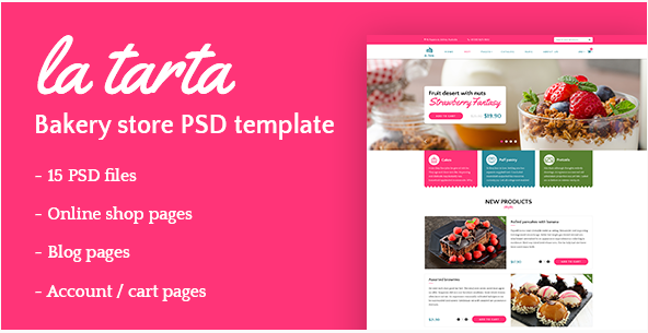 la trata Best eCommerce PSD Website Templates