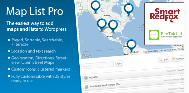 Wordpress google maps embed