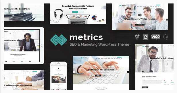 Metriucs: WordPress Marketing Themes