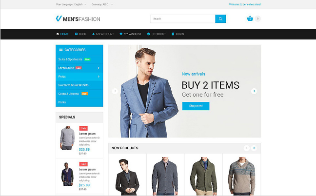 Musculine: Best New eCommerce Magento Themes