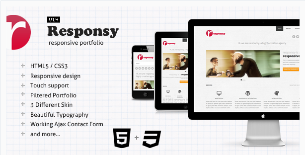 Responsy: Best Creative Agency Portfolio Html Website Templates