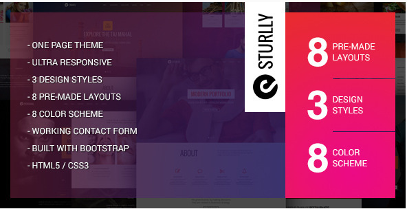 Sturlly: Best Creative Agency Portfolio Html Website Templates