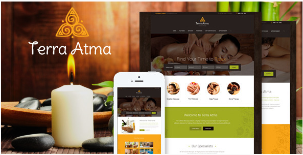 terra atma Best WordPress Spa and Hair Saloon Themes