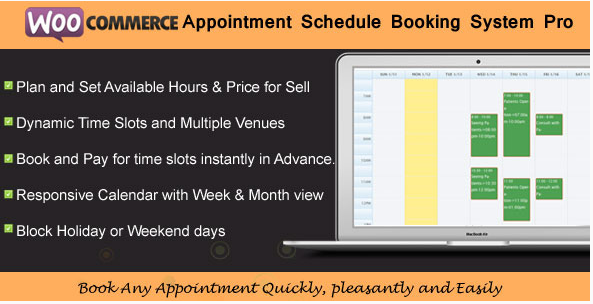 WooCommerce Appointment Schedule Booking System