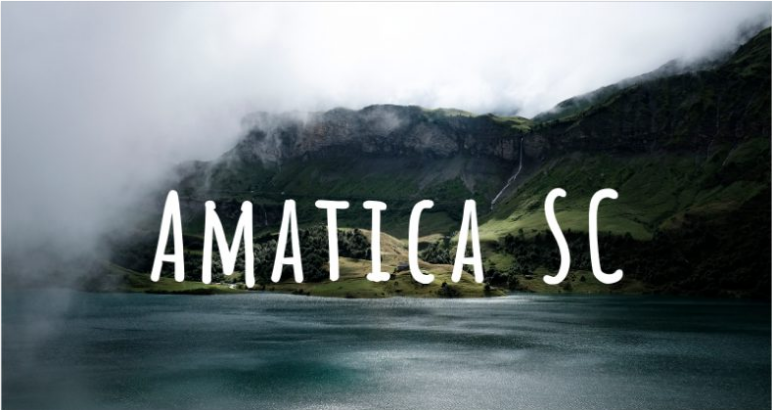 Amatica SC Font